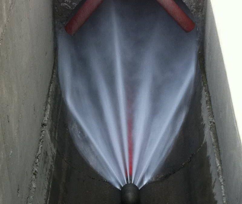 гидродинамическая промывка ливневой канализации