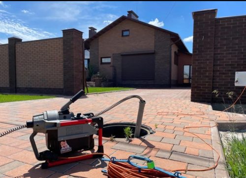 Прочистка засора в частном доме