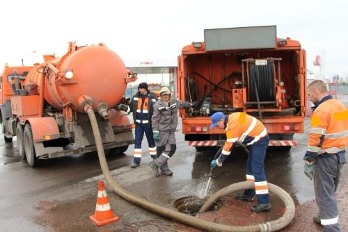 Прочистка и промывка ливневки каналопромывкой