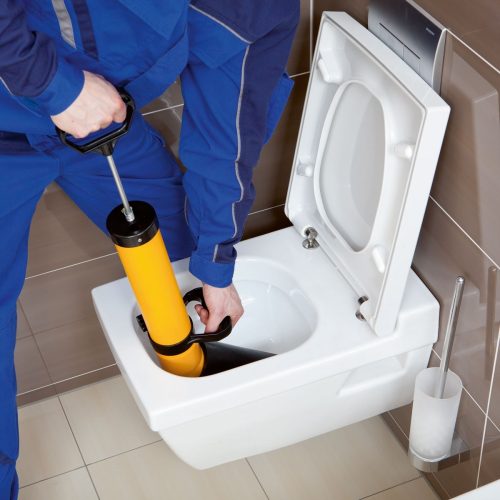 Прочистка унитаза
